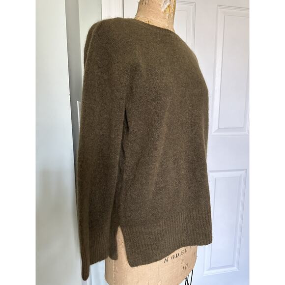 Des Petits Hauts Bastia Sweater Pullover Size 2, Olive Green Alpaca Wool New - Picture 8 of 16